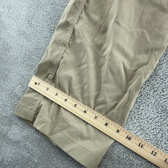 Prana Mens 38WX30L Tan Cargo Pants With Snap Closures & Pockets 5204 - Picture 6 of 9